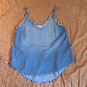 NWT Cloth & Stone frayed edge cami